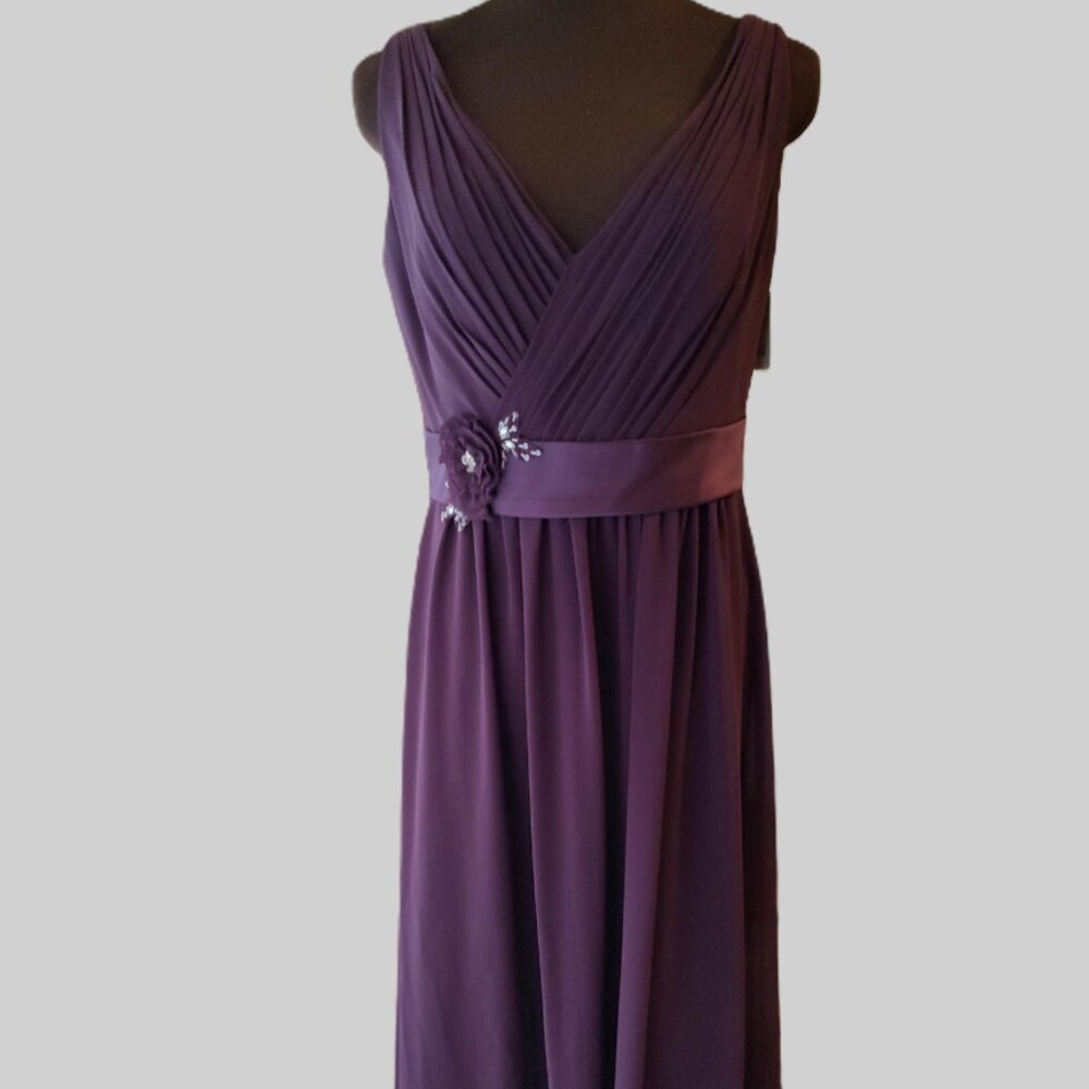 Sorella Vita Bridesmaid Dress - Wine Purple Size 12